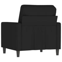 Fauteuil 60 cm fluweel zwart - thumbnail