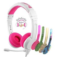 onanoff BuddyPhones® On Ear headset Kabel Pink Volumebegrenzing, Vouwbaar, Headset, Bestand tegen zweet Kinderen - thumbnail
