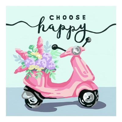 Ravensburger creart schilderen op nummer - choose happy Ravensburger creart schilderen op nummer - choose happy
