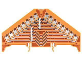 Weidmüller 1301640000 Verdeelblok Push-In-klem, Steekaansluiting Oranje 20 stuk(s) Weidmüller 1301640000 Verdeelblok Push-In-klem, Steekaansluiting Oranje 20 stuk(s)