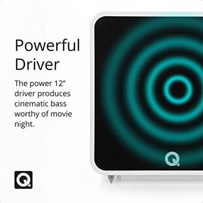 Q Acoustics: Q B12 Subwoofer - Hoogglans Wit Q Acoustics: Q B12 Subwoofer - Hoogglans Wit