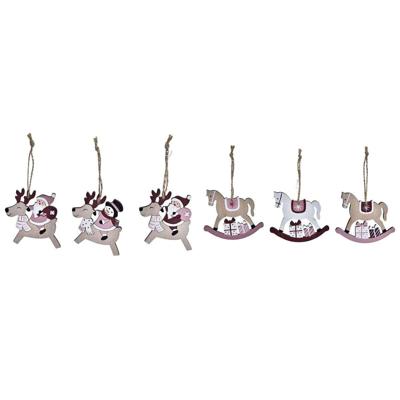 Kerst Decoratie Set DKD Home Decor Hout MDF (21 x 8,2 x 1,5 cm) (8 cm) (2 Stuks) Kerst Decoratie Set DKD Home Decor Hout MDF (21 x 8,2 x 1,5 cm) (8 cm) (2 Stuks)