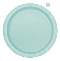 feestborden mintgroen 18 cm 16-stuks - thumbnail