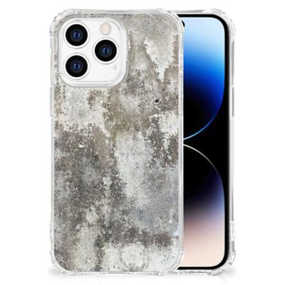iPhone 14 Pro Anti-Shock Hoesje Beton Print iPhone 14 Pro Anti-Shock Hoesje Beton Print