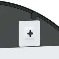VidaXL Wandspiegel boog 80x140 cm ijzer zwart - thumbnail