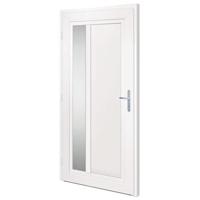 Voordeur 108x208 cm PVC antracietkleurig - thumbnail