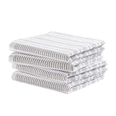 DDDDD DDDDD vaatdoek Stripe light grey 30 x 30 cm