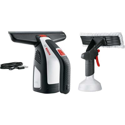 Bosch Home and Garden Glass Vac Solo Plus Raamwisser Zwart, Grijs
