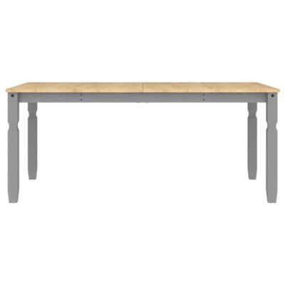 Eettafel Corona 180x90x75 cm massief grenenhout grijs Eettafel Corona 180x90x75 cm massief grenenhout grijs