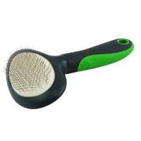 Nobleza Slickerborstel voor hond en kat - Ovaal - thumbnail