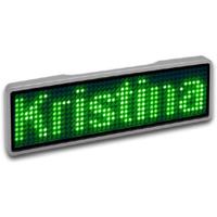 upscreen LED-naamplaatje Groen 44 x 11 Pixel (b x h x d) 93 x 30 x 6 mm 125907 - thumbnail