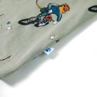 Kinderpyjama met korte mouwen 92 lichtkaki - thumbnail