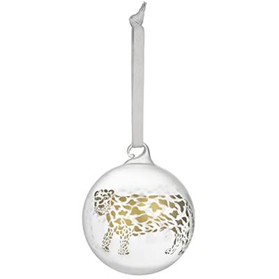 Iittala Kerst 2021 Glazen kerstbal 2021 Toikka Cheetah