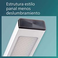 Philips LED Amber DSK202 8719514420397 LED-bureaulamp LED LED vast ingebouwd 5 W Zwart - thumbnail