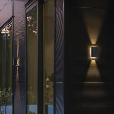 Konstsmide Cremona 7871-370 LED-buitenlamp (wand) Energielabel: G (A - G) LED LED vast ingebouwd 9 W Antraciet