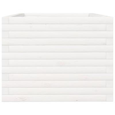 Plantenbak 90x60x45,5 cm massief grenenhout wit Plantenbak 90x60x45,5 cm massief grenenhout wit