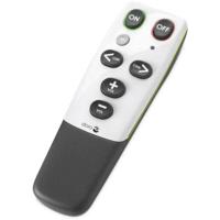 Doro HandleEasy 321rc universele afstandsbediening (geschikt voor eenvoudige bediening van tv of stereo-installatie) wit/zwart, zilver, zwart - thumbnail