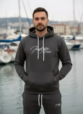 Indigo Denim - Joggingpak Heren - Donkergrijs