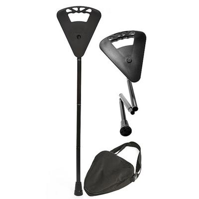Flipstick Opvouwbaar Zit Wandelstokken Zwart