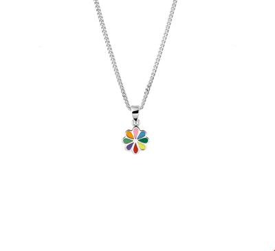TFT Zilveren Ketting Bloem 1,4 mm 36 + 4 cm