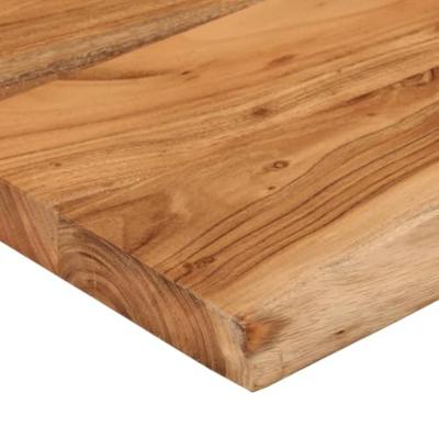 Tafelblad rechthoekig natuurlijke rand 110x40x2,5 cm acaciahout
