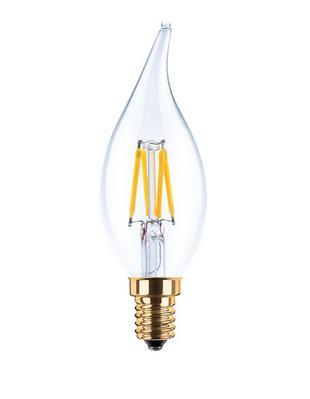 LED kaarslamp helder 3.5W E14 filament Segula dimbaar 55315