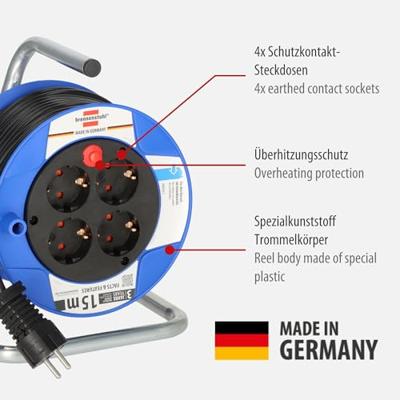 Brennenstuhl Bn-hasp06 Kabelhaspel 15,0 M