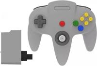 Nintendo 64 Wireless 2.4 GHz Controller Classic Grey (Teknogame) - thumbnail