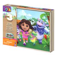 Dora 3in1 Houten Puzzel 3x24 Stukjes - thumbnail