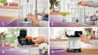 Bosch Haushalt TASSIMO MY WAY 2 TAS6504 Capsulemachine Wit, Zwart Tassimo