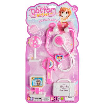 LG Imports doktersset Girl 5 delig roze/wit LG Imports doktersset Girl 5 delig roze/wit