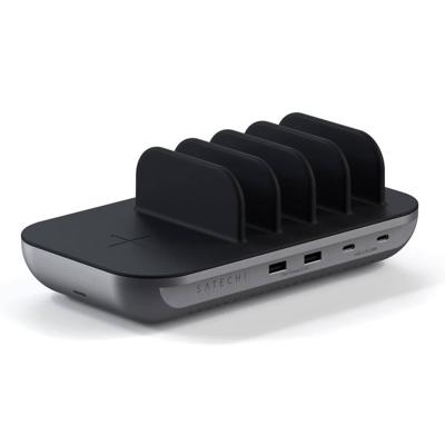 Satechi Dock5 multi-apparaat laadstation - Space Gray Satechi Dock5 multi-apparaat laadstation - Space Gray