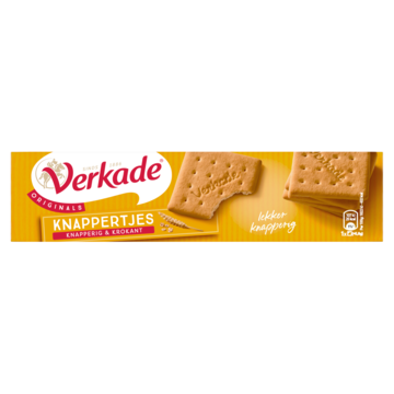 Verkade Knappertjes koekjes, pak van 220 gram