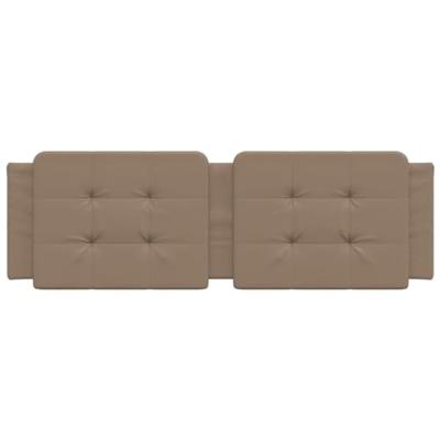 Hoofdbordkussen 160 cm kunstleer cappuccinokleurig Hoofdbordkussen 160 cm kunstleer cappuccinokleurig