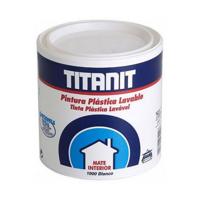 Verf Titanlux Titanit 029190034 Plafond Muur Wasbaar Wit 750 ml Mat - thumbnail