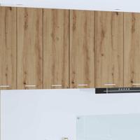 Hangkast Riga Ambachtelijke Eik en Wit 30 x 31 x 80 cm - thumbnail