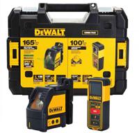 DeWalt DW0889CG Combiset | DW088CG Kruislijnlaser Groen 15m + DW099E afstandsmeter - DW0889CG-XJ - thumbnail