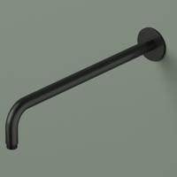 Wandarm Hotbath Ace 42 cm Geborsteld Zwart PVD - thumbnail
