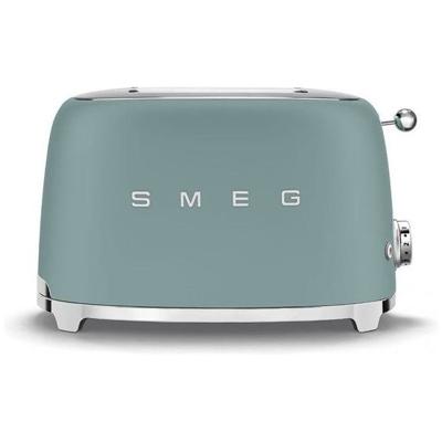 Smeg TSF01EGMEU broodrooster 2x2, emerald green Smeg TSF01EGMEU broodrooster 2x2, emerald green