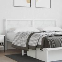 Hoofdbord 180 cm metaal wit - thumbnail