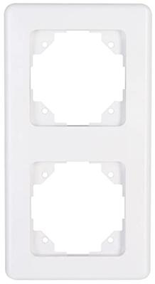 Kopp 303213084 Frame 2-voudig Europa Arctisch-wit, Mat 1 stuk(s)