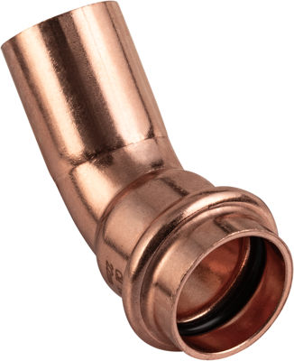 Cornat Perskoppeling Boog 45Gr 22Mm Mv - T650322B