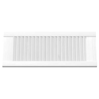 VidaXL Kastdeuren louvredesign 2 st 61,5x29,5 cm wit