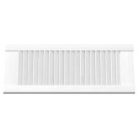 Kastdeuren louvredesign 2 st 61,5x29,5 cm wit - thumbnail