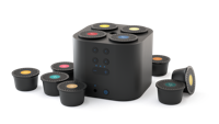 Moodo Smart aroma diffuser zwart met stekker incl capsule set - thumbnail
