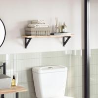 Tafelblad rechthoekig 80x20x2 cm massief acaciahout - thumbnail