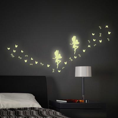 Crearreda Fairy Glow sticker Vinyl Geel Verwijderbaar