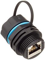 Delock 86695 Kabelconnector RJ45 jack naar RJ45 jack Cat.6A met beschermkap waterdicht - thumbnail
