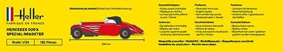 Heller 80710 500 K Special Roadster Bouwpakket Schaal 1:24
