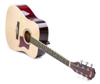 MAX SoloJam Western akoestische gitaar starterset - Naturel (hout) - thumbnail